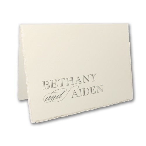 Personalized Pearl Edge Thank You Notes