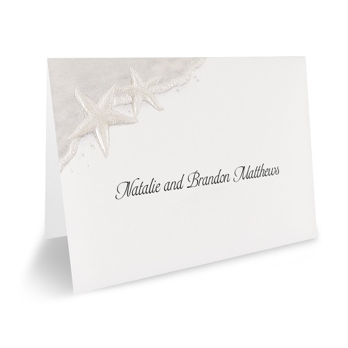 Personalized Seaside Thank You Notes