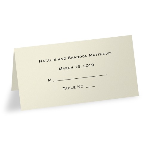 Personalized Classic Place Cards