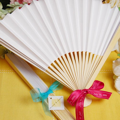 how to make hand fans for wedding