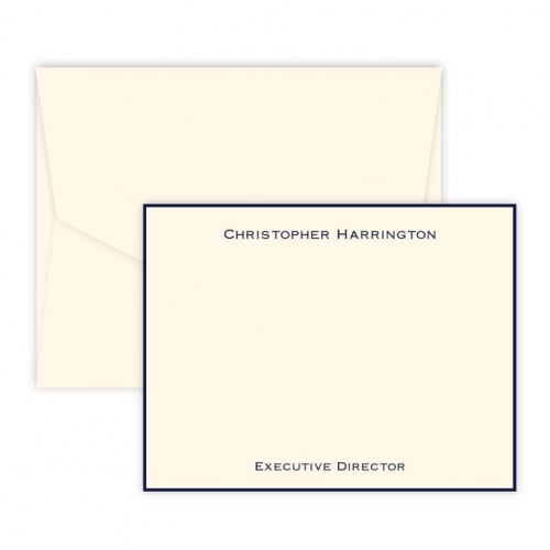 Personalized Executive Notecard Set