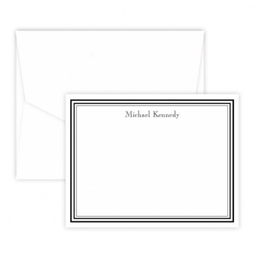 Personalized Bordered Notecard Set