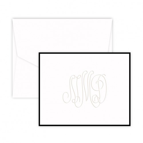 Personalized Henley Monogram Card Set