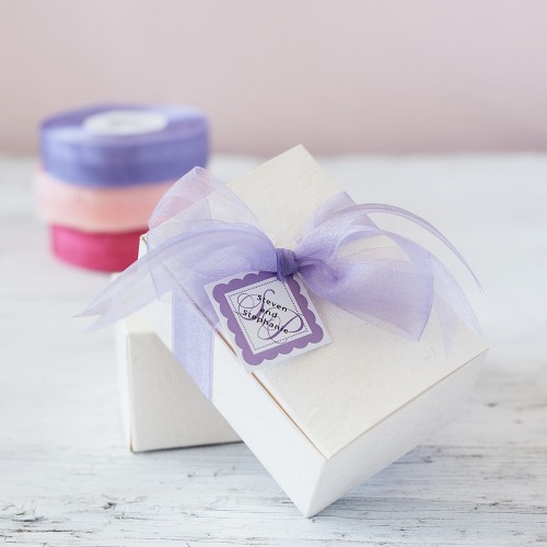 Rectangular Embossed Favor Boxes