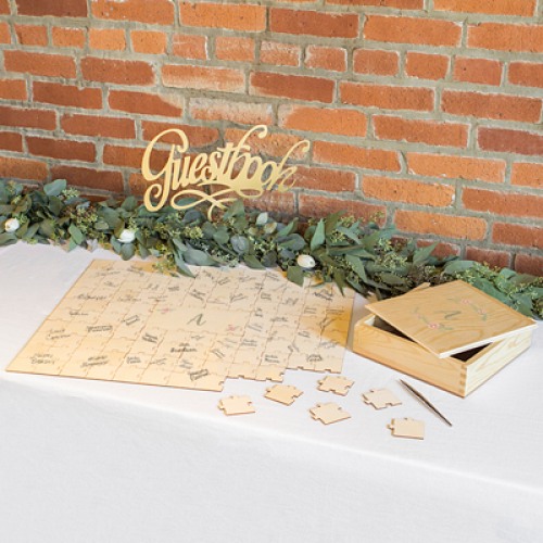 Personalized Puzzle Guestbook