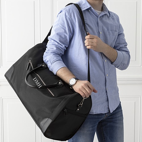 Personalized Mens Microfiber Convertible Garment Bag