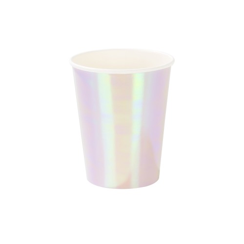 Pastel Iridescent Cups