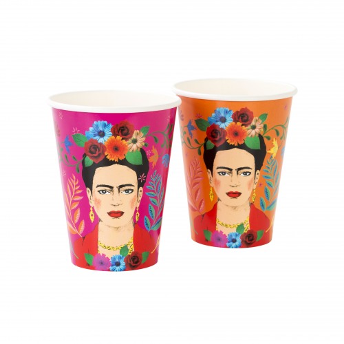 Frida Kahlo Paper Cups