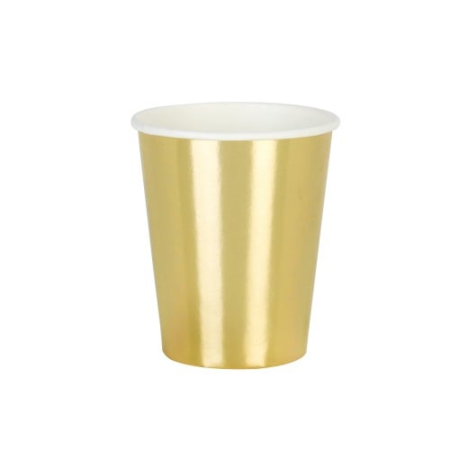 Modern Metallics Gold Paper Cups