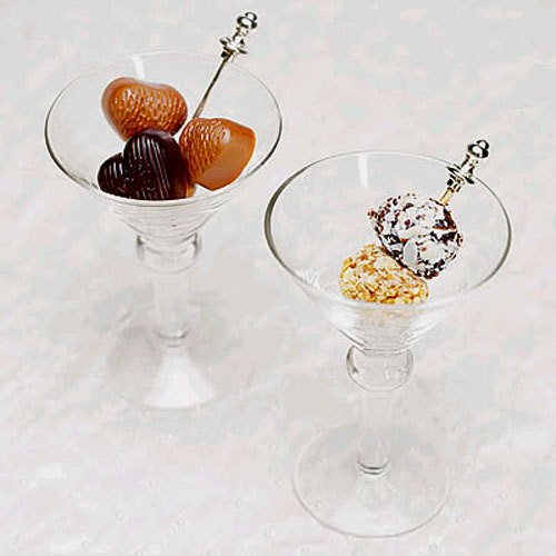 Mini martini glasses, martini glass favors