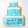 Present Wedding Cake Cookies