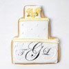 Swiss Dots Wedding Cake Cookies