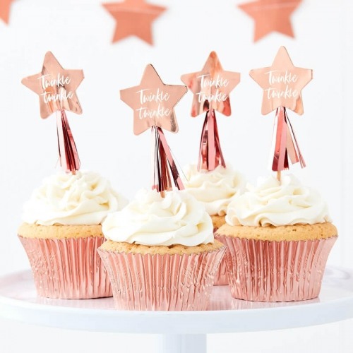 Twinkle Star Cupcake Toppers