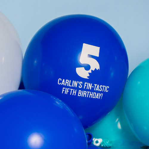Personalized Birthday Latex Balloons