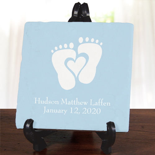 Personalized Ceramic Baby Tile