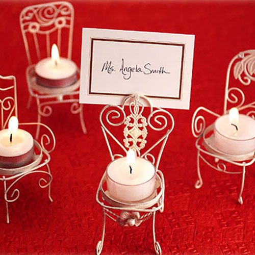 Tea Light Chair Place Card Holders