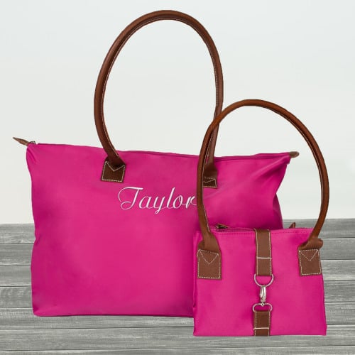 Personalized Wedding Travel Tote