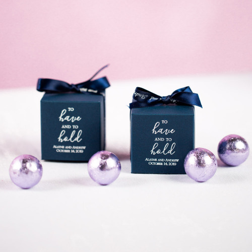 Personalized Square Favor Boxes
