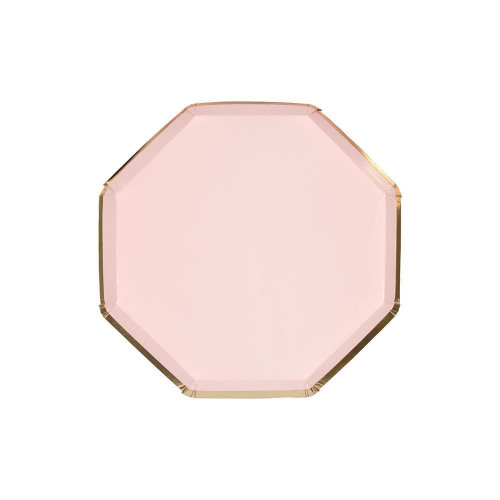 Pale Pink Cocktail Plates
