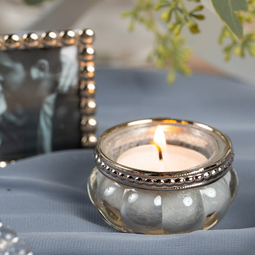 96 Pink Mercury Glass Votive Bridal Wedding Tea Light Candle Holder Favor