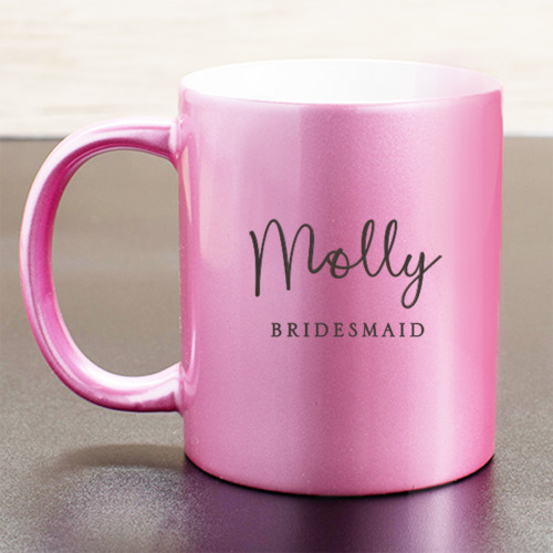 Metallic Bridal Party Mug