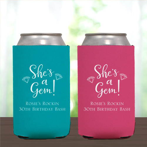 Personalized Birthday Can Cooler