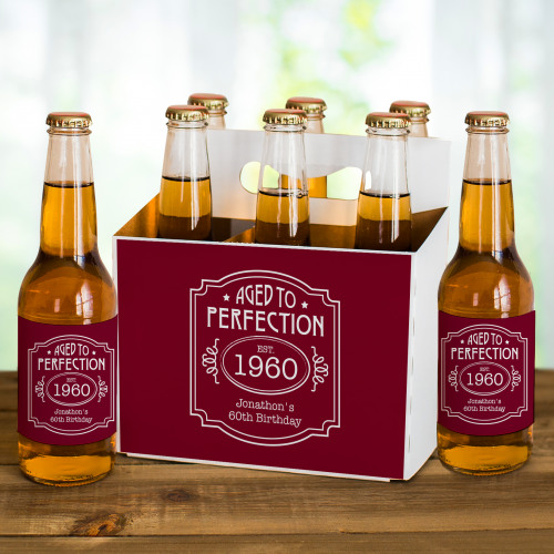 Personalized Birthday Beer Carrier