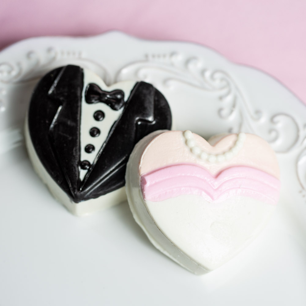 Heart Bride And Groom Chocolate Covered Oreo Cookies 3 70 Each
