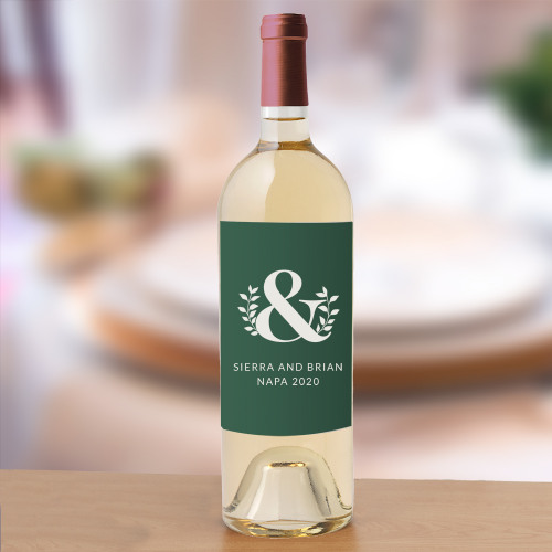 Personalized Wedding Wine Labels