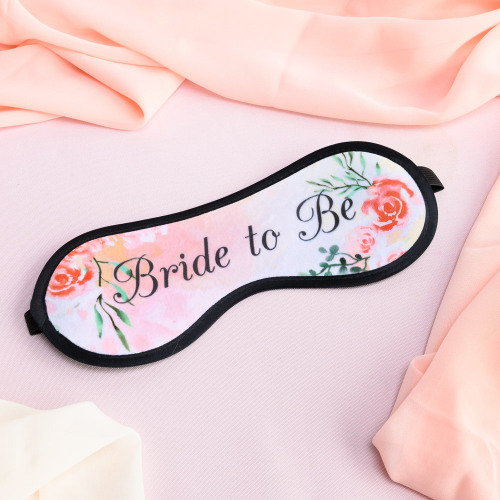 Personalized Floral Sleep Mask