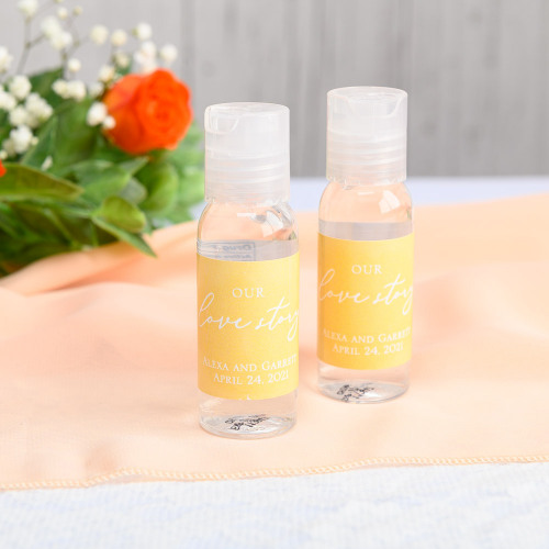 Personalized Wedding Hand Sanitizer Favors