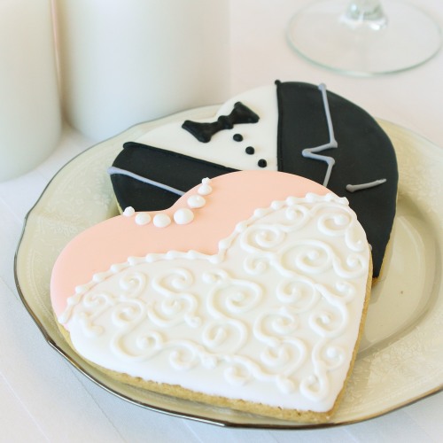 Personalized Wedding Themed Cookies