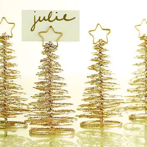 christmas wedding place card holders