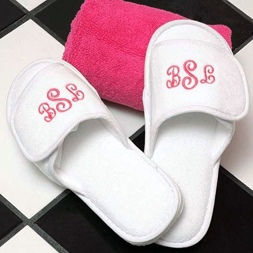 Personalized Spa Slippers, Bridesmaids 