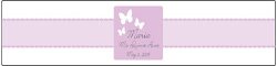 Butterfly Square Favor Tins