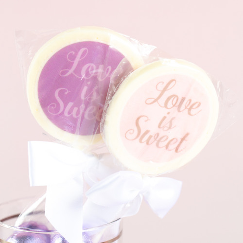 Personalized Chocolate Lollipops