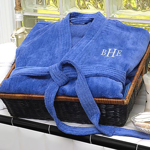 Personalized Cotton Velour Bathrobes