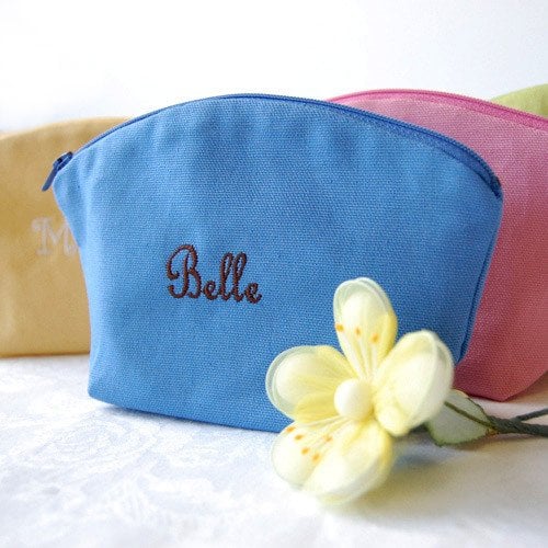Personalized Cotton Cosmetic Bags