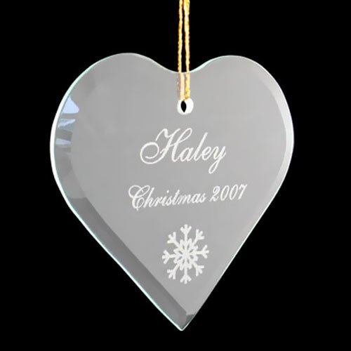 personalized glass ornaments wedding favors