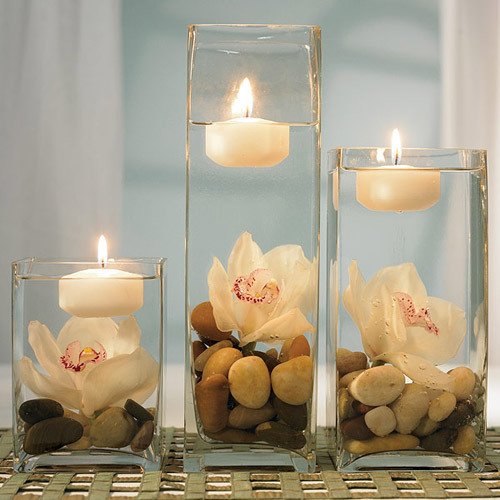 Colored Floating Candles
