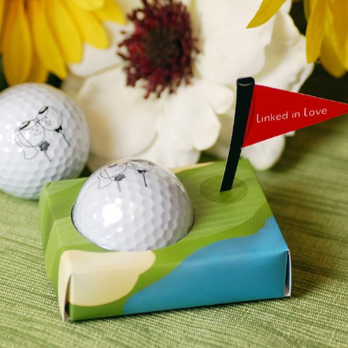 "Linked in Love" Golf Ball Wedding Favors
