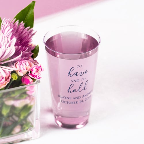 Personalized Clear Plastic Cups
