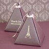 Personalized Pyramid Favor Box Opposite Sides