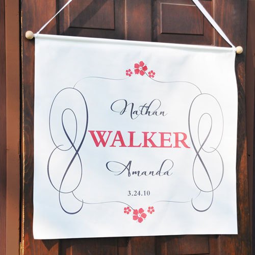 Custom Printed Wedding Banner
