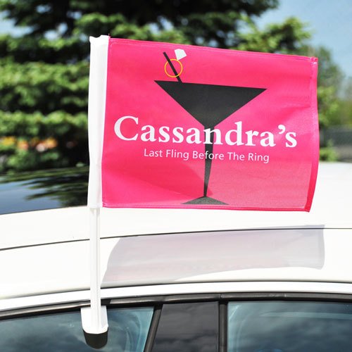 Bachelorette Party Car Flag