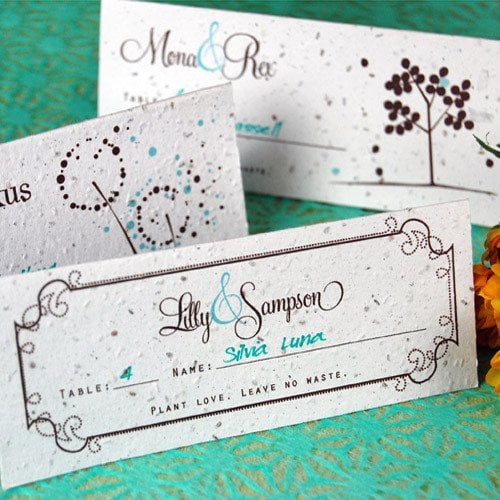 Plantable Seed Place Card