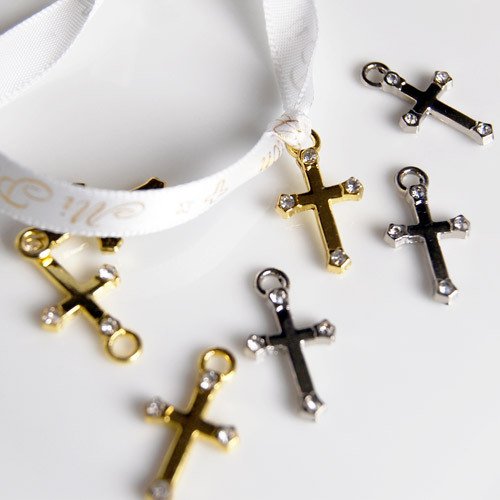 mini cross charms