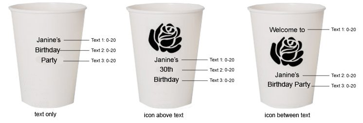 Download Personalized Birthday Paper Cups