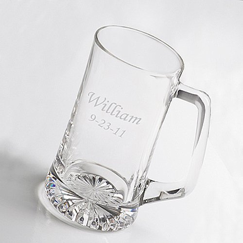 Personalized Glass Sports Mug