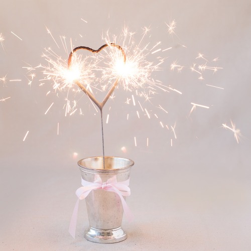 Heart Shaped Party Sparklers